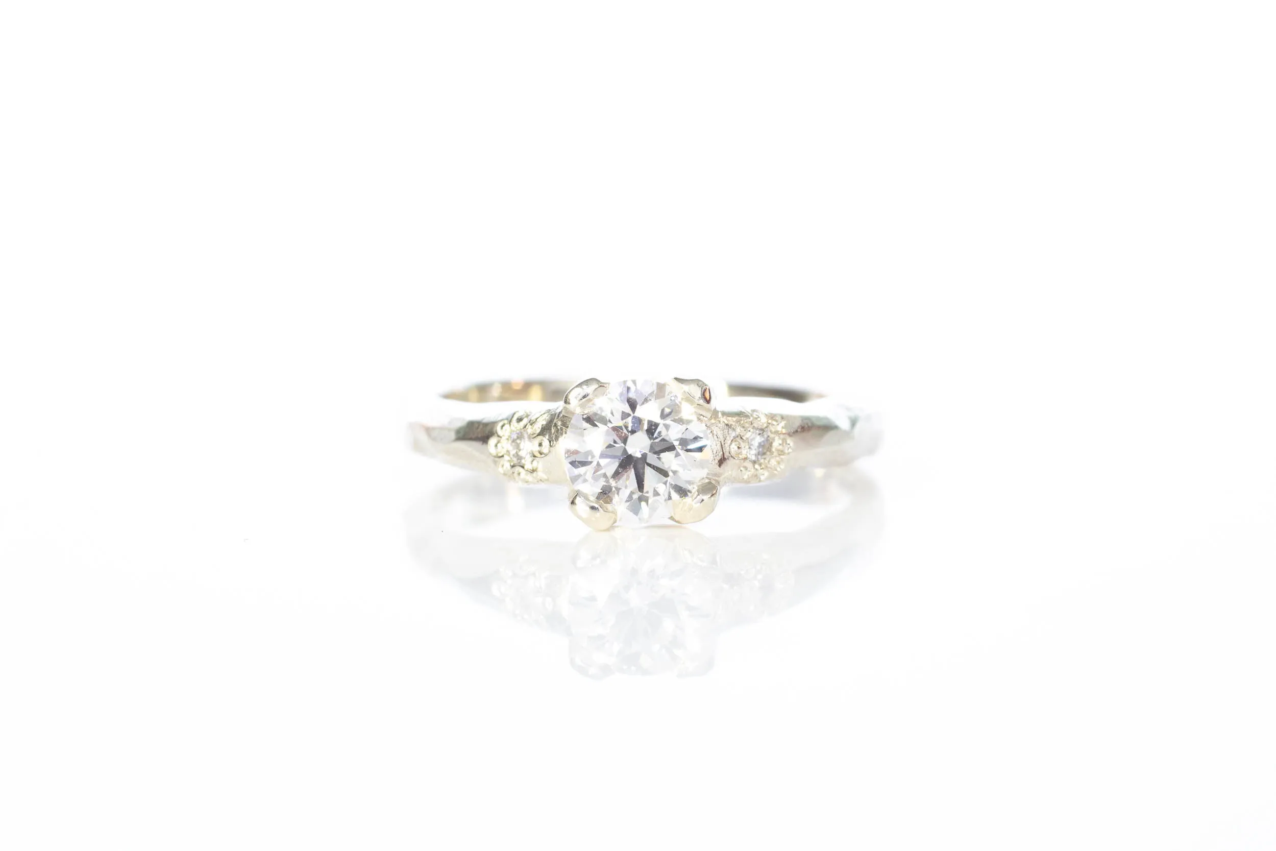 Mira Ring - 9ct White Gold with 0.61ct Lab Diamond sold by Sophie Divett Jewelry