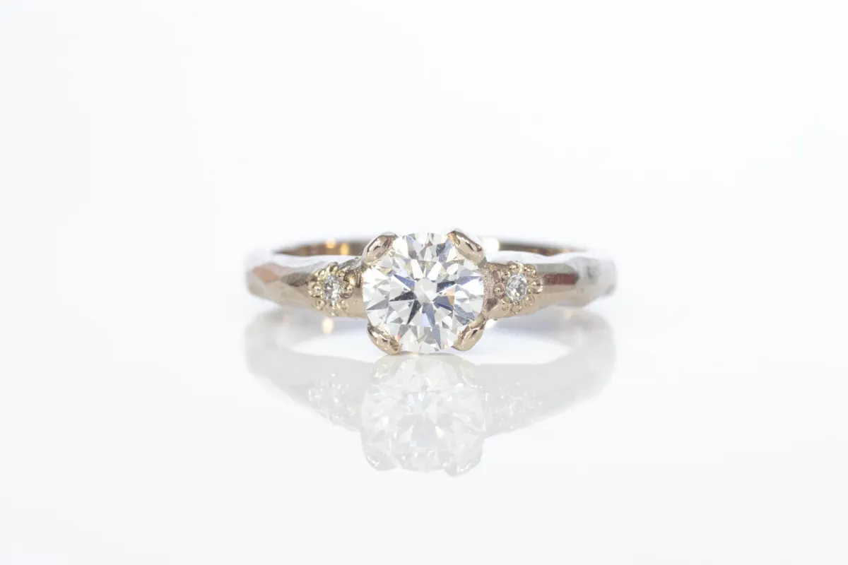 Mira Ring - 18ct White Gold with 0.86ct Lab Diamond sold by Sophie Divett Jewelry