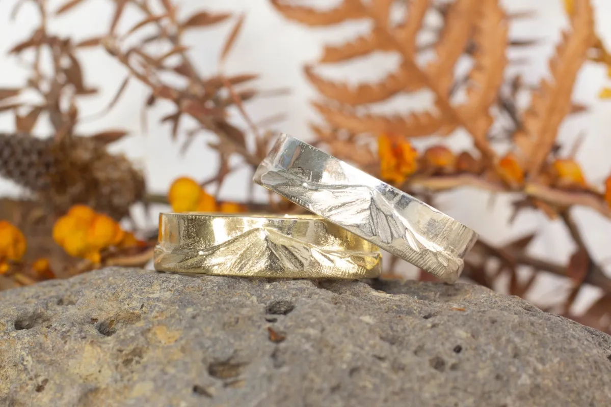 Taranaki Mounga Mountain Band sold by Sophie Divett Jewelry