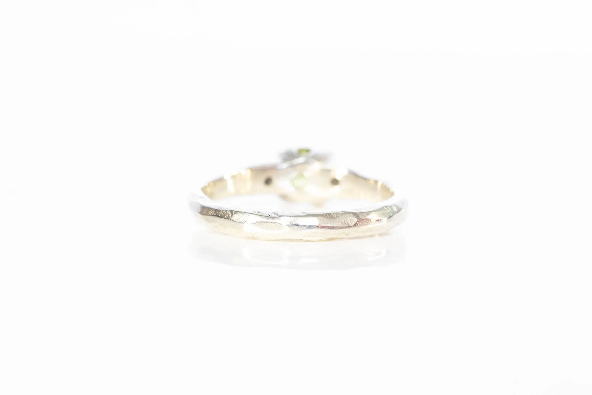 Mira Ring - 9ct White Gold with 0.66ct Light Green Sapphire sold by Sophie Divett Jewelry product image thumbnail 4