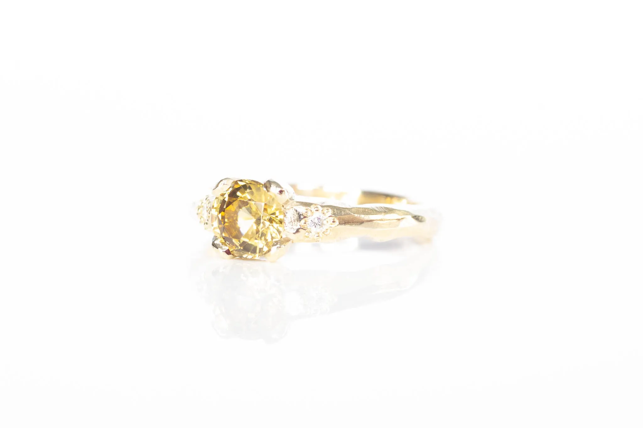Mira Ring - 9ct Yellow Gold with Yellow Zircon sold by Sophie Divett Jewelry product image thumbnail 3