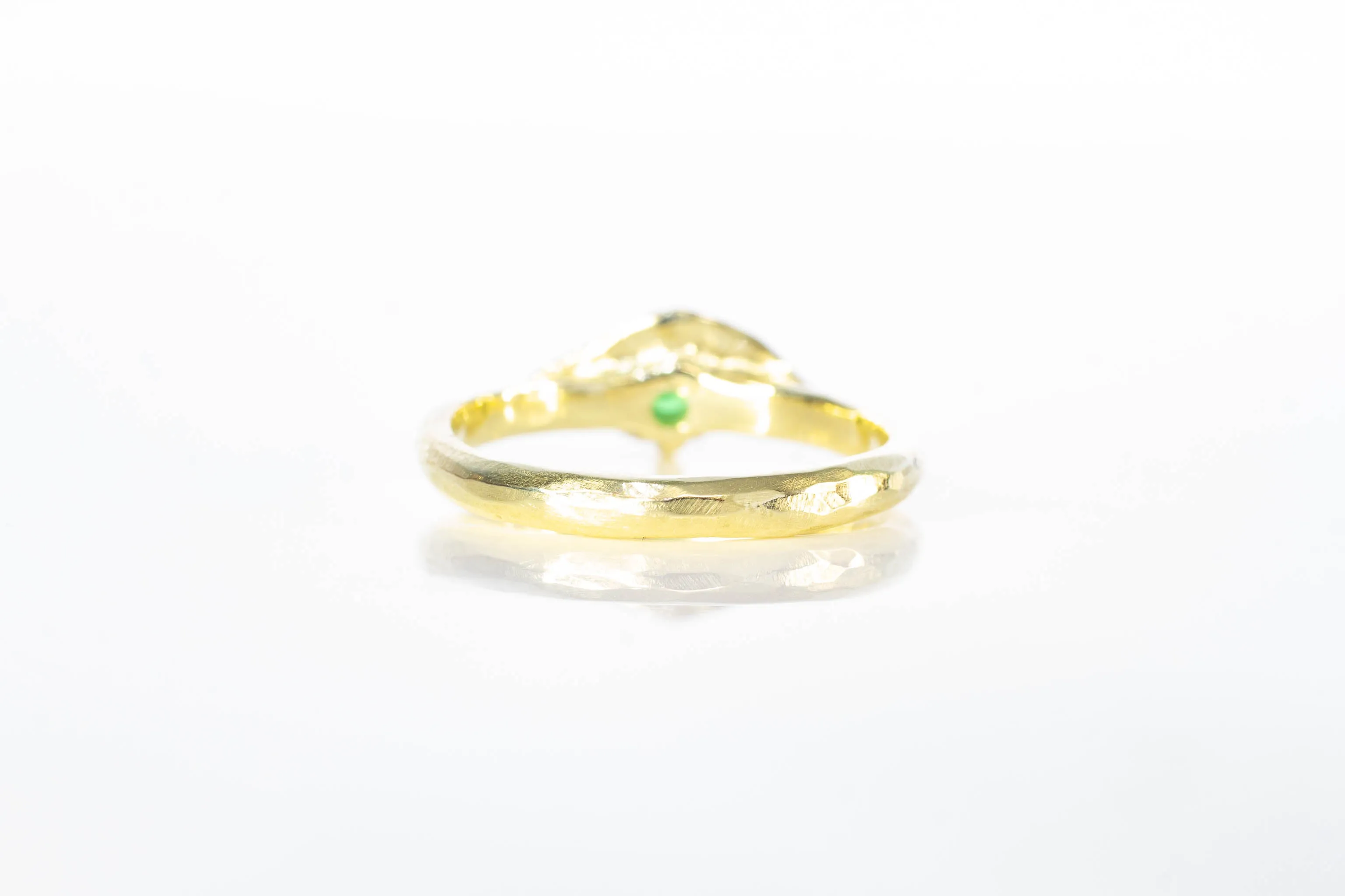 Cybele Ring - 14ct Yellow Gold with Tsavorite Garnet sold by Sophie Divett Jewelry product image thumbnail 5