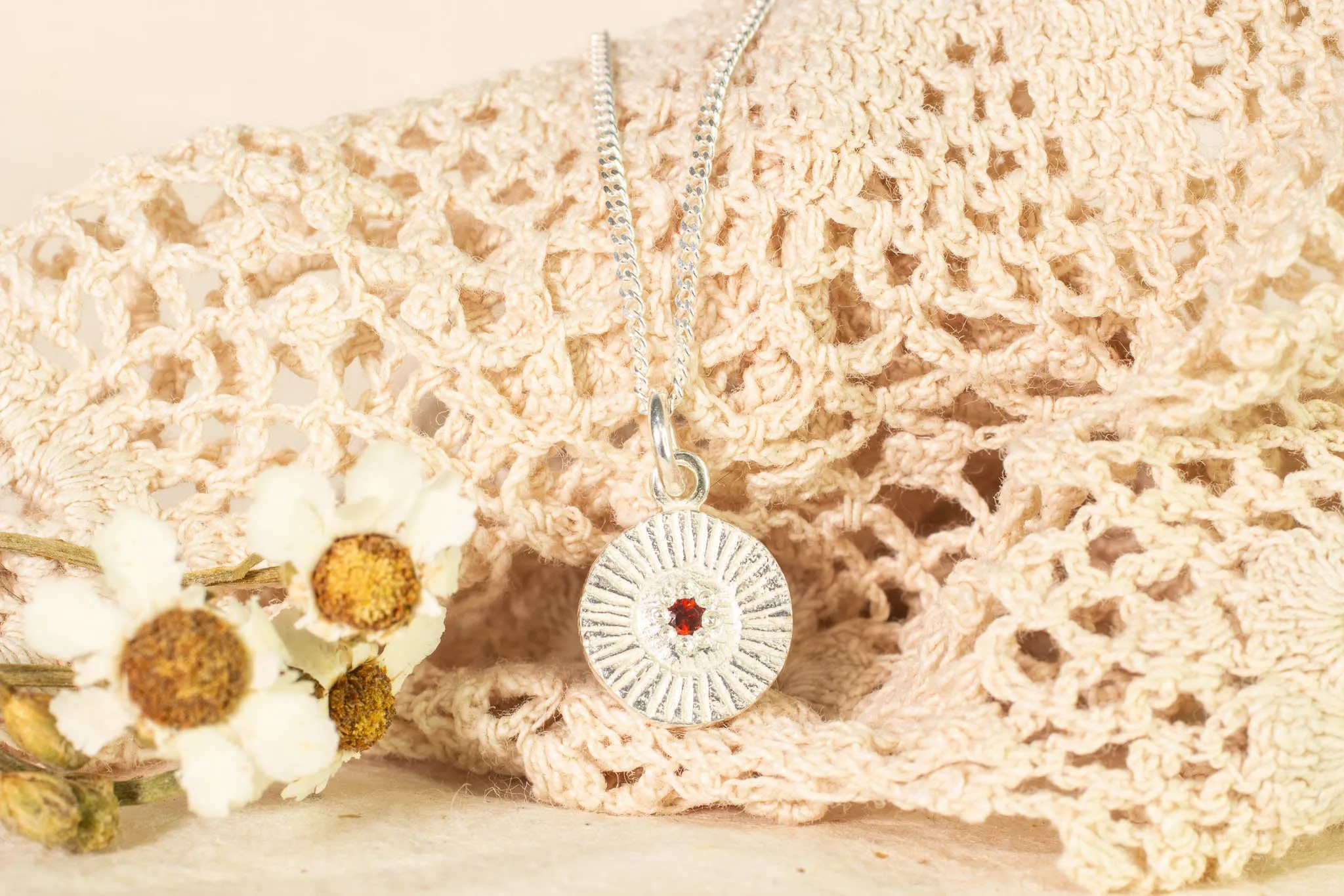 Sun Pendant - Sterling Silver sold by Sophie Divett Jewelry product image thumbnail 3