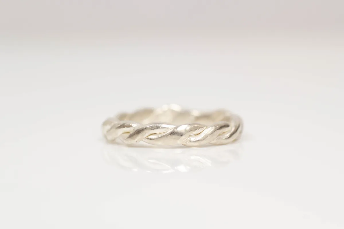 Twist Band - Sterling Silver (P) sold by Sophie Divett Jewelry
