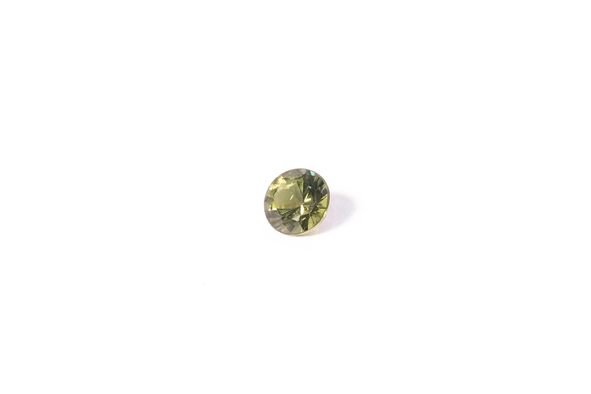 5.75mm Sapphire: 0.96ct Round - Green sold by Sophie Divett Jewelry product image thumbnail 2