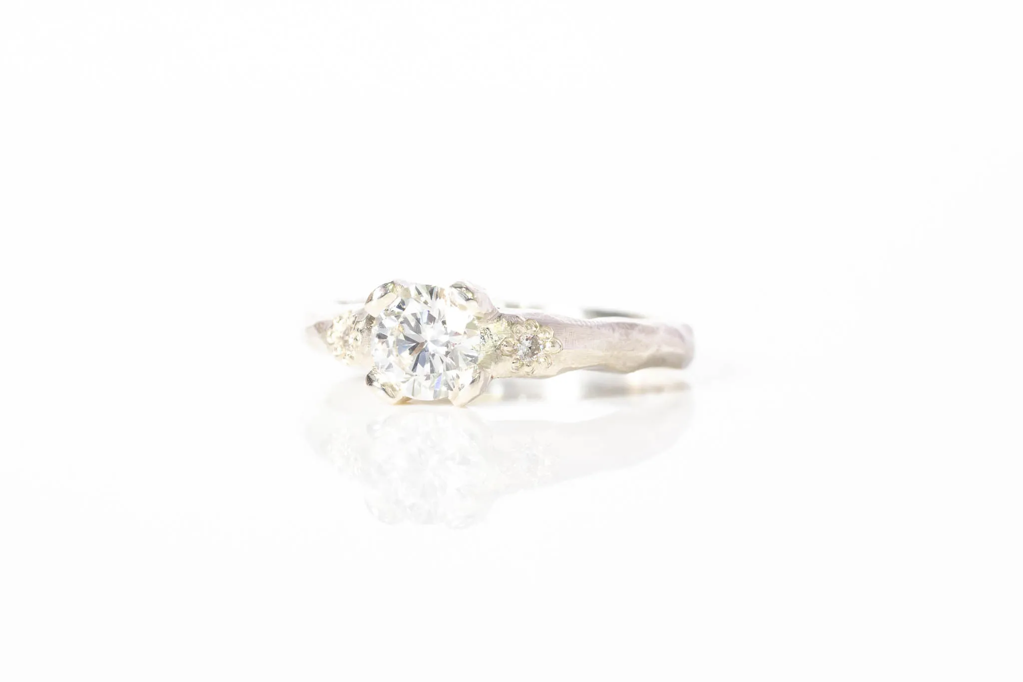 Mira Ring - 9ct White Gold with 0.63ct Lab Diamond sold by Sophie Divett Jewelry product image thumbnail 4