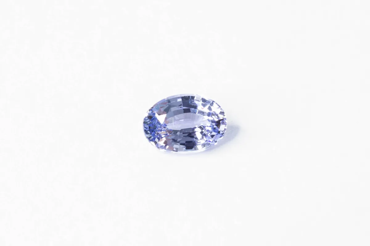 7x5mm Sapphire: 0.97ct Oval - Ceylon Blue sold by Sophie Divett Jewelry