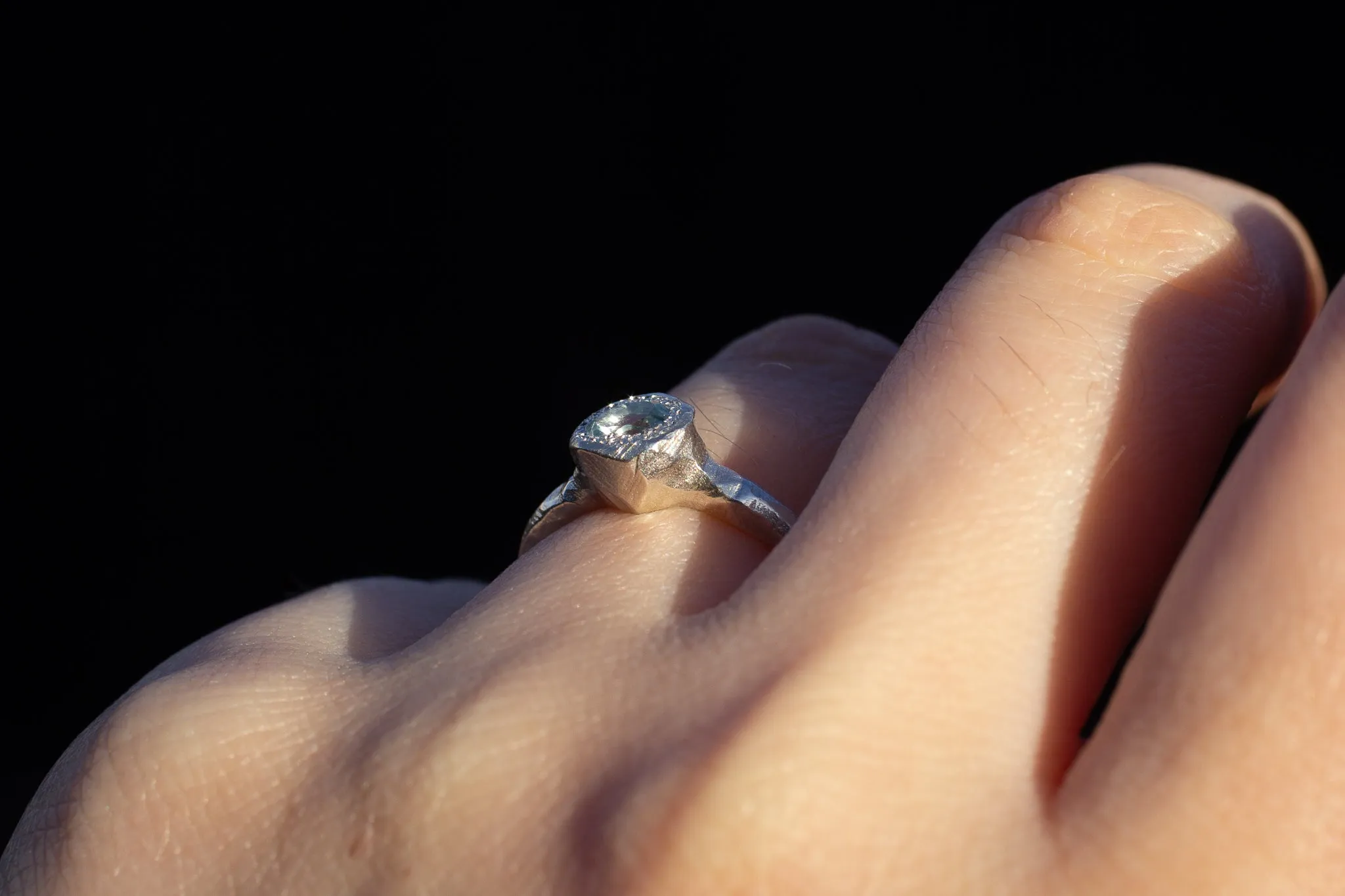 Neve Ring - Sterling Silver with Topaz sold by Sophie Divett Jewelry product image thumbnail 3