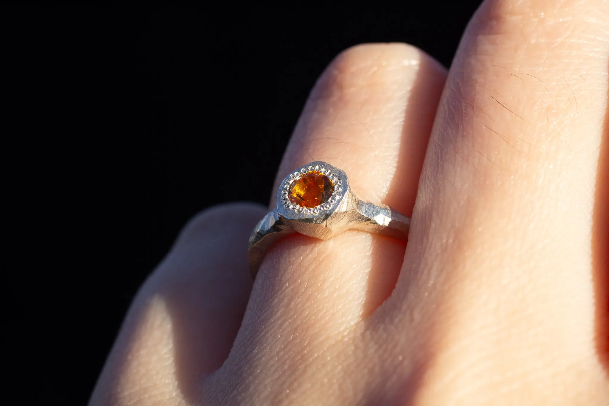 Neve Ring - Sterling Silver with Citrine sold by Sophie Divett Jewelry product image thumbnail 3