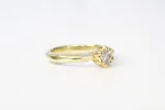 Vesta Ring - 14ct Yellow Gold with Recycled Diamond sold by Sophie Divett Jewelry