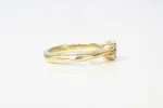 Vesta Ring - 14ct Yellow Gold with Recycled Diamond sold by Sophie Divett Jewelry