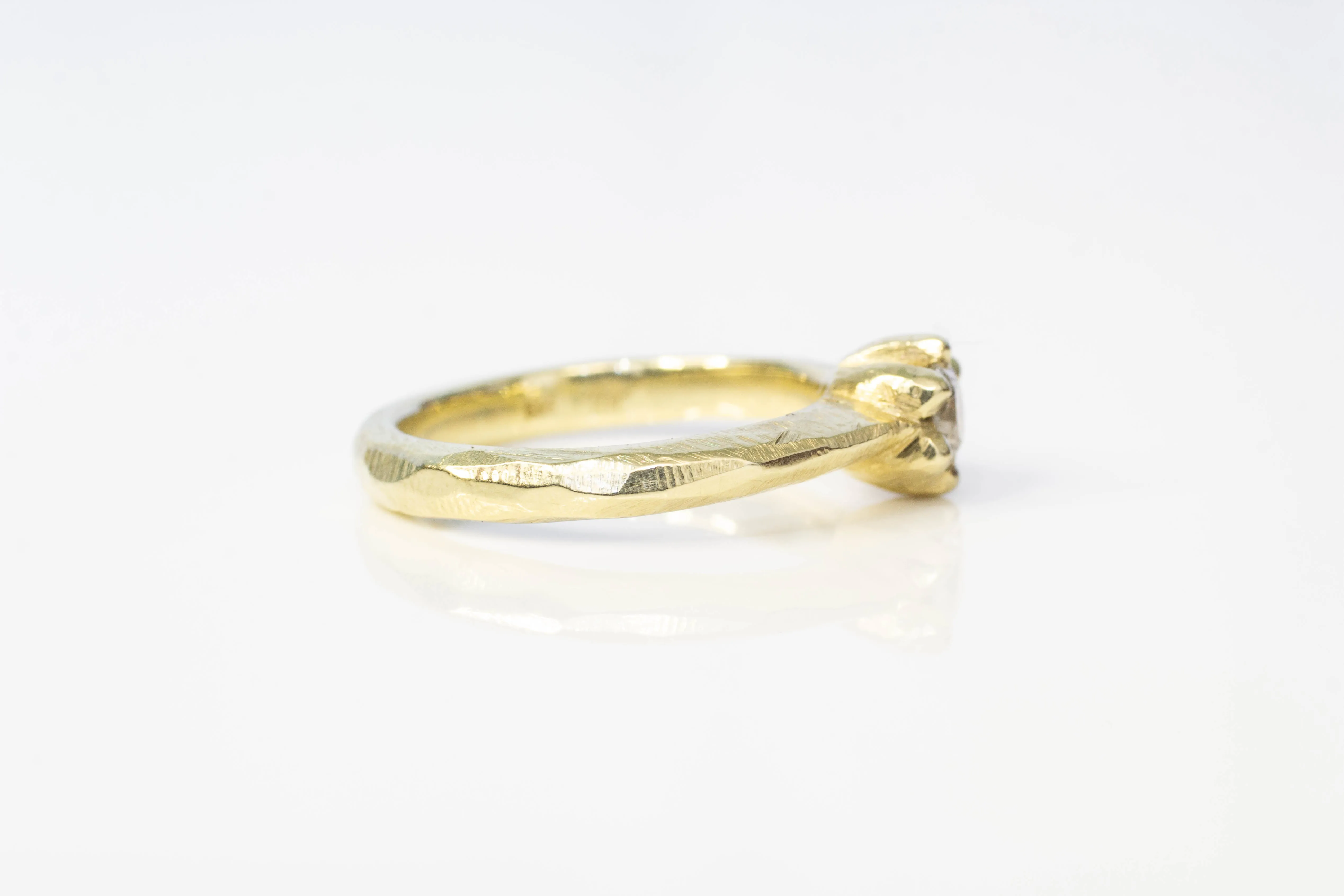 Vesta Ring - 14ct Yellow Gold with Recycled Diamond sold by Sophie Divett Jewelry product image thumbnail 5