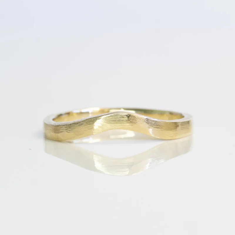 Square Fitted Band - Yellow Gold sold by Sophie Divett Jewelry