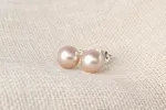 Round Pearl Studs - Natural - 6mm sold by Sophie Divett Jewelry