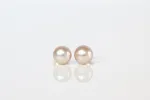 Round Pearl Studs - Natural - 6mm sold by Sophie Divett Jewelry