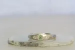 Hestia Ring - White Gold with Green Sapphire and Diamonds sold by Sophie Divett Jewelry