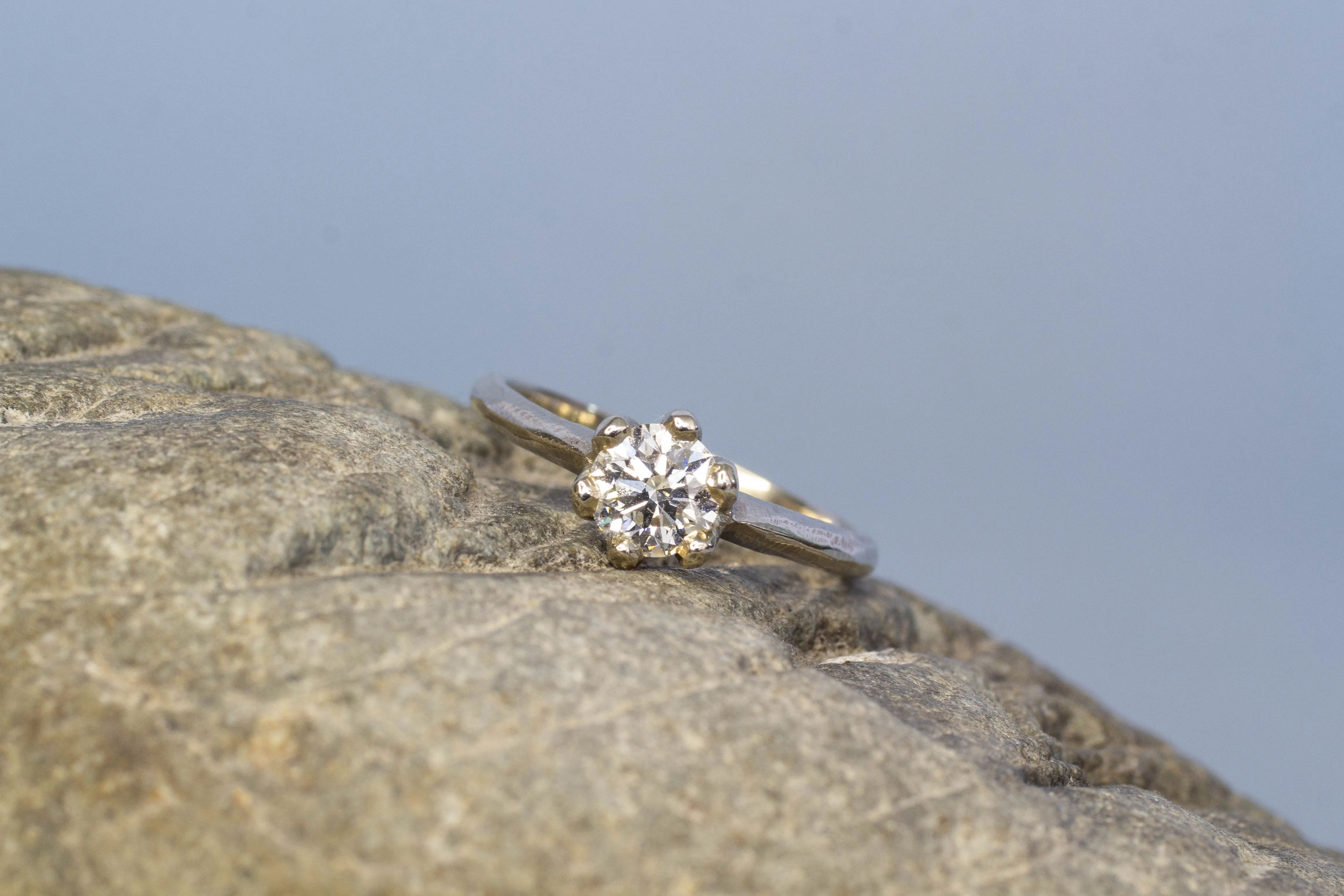 Vesta Ring - 14ct White Gold with 0.74ct White Recycled Diamond sold by Sophie Divett Jewelry product image thumbnail 4