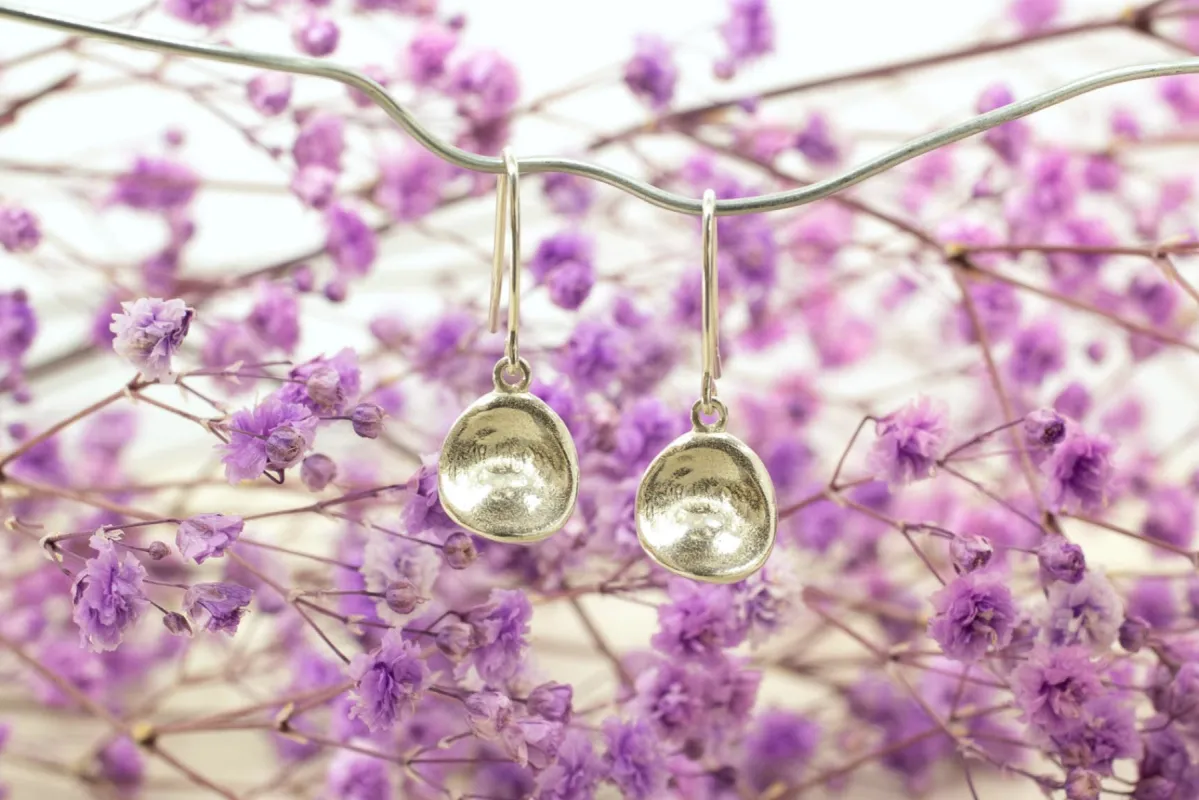 Water Drop Earrings - Sterling Silver sold by Sophie Divett Jewelry