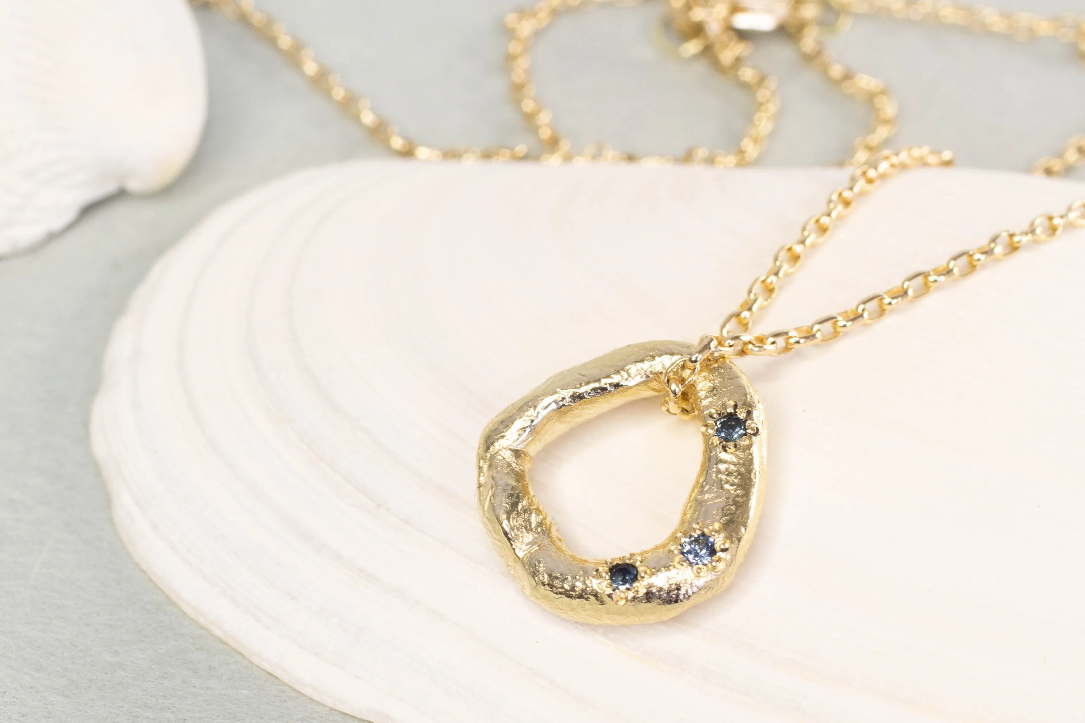 Circle Pendant - Large - Yellow Gold sold by Sophie Divett Jewelry product image thumbnail 5