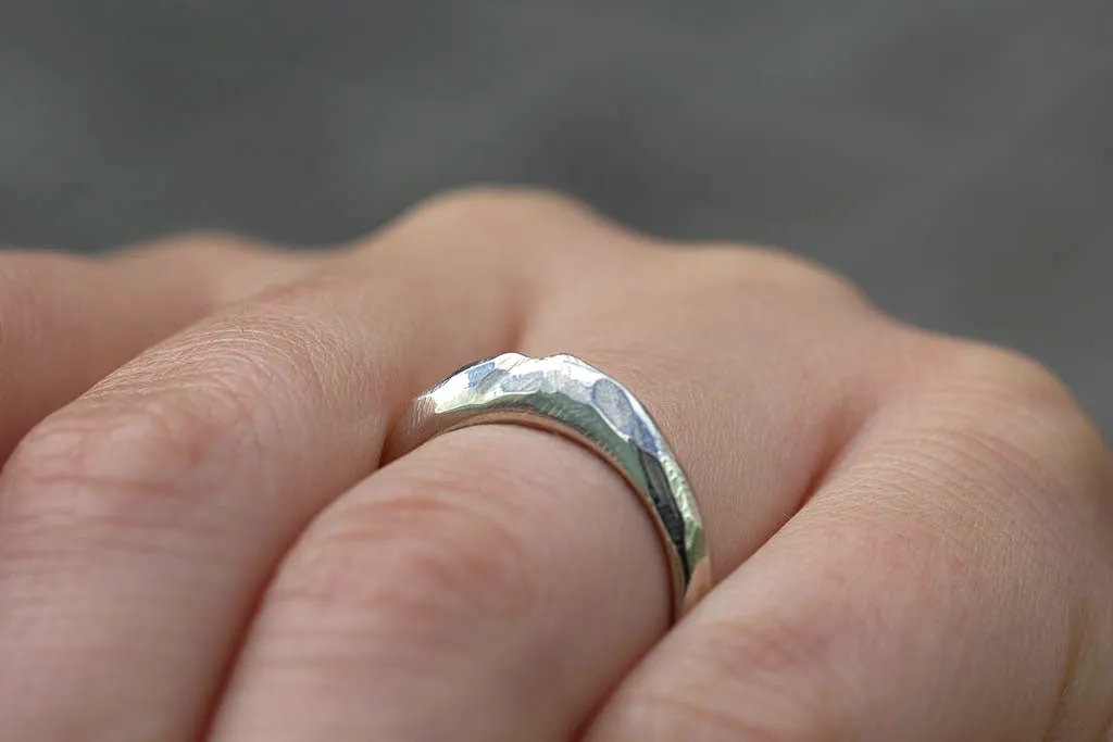 Mountain Ring with Sapphire - Gold sold by Sophie Divett Jewelry product image thumbnail 5