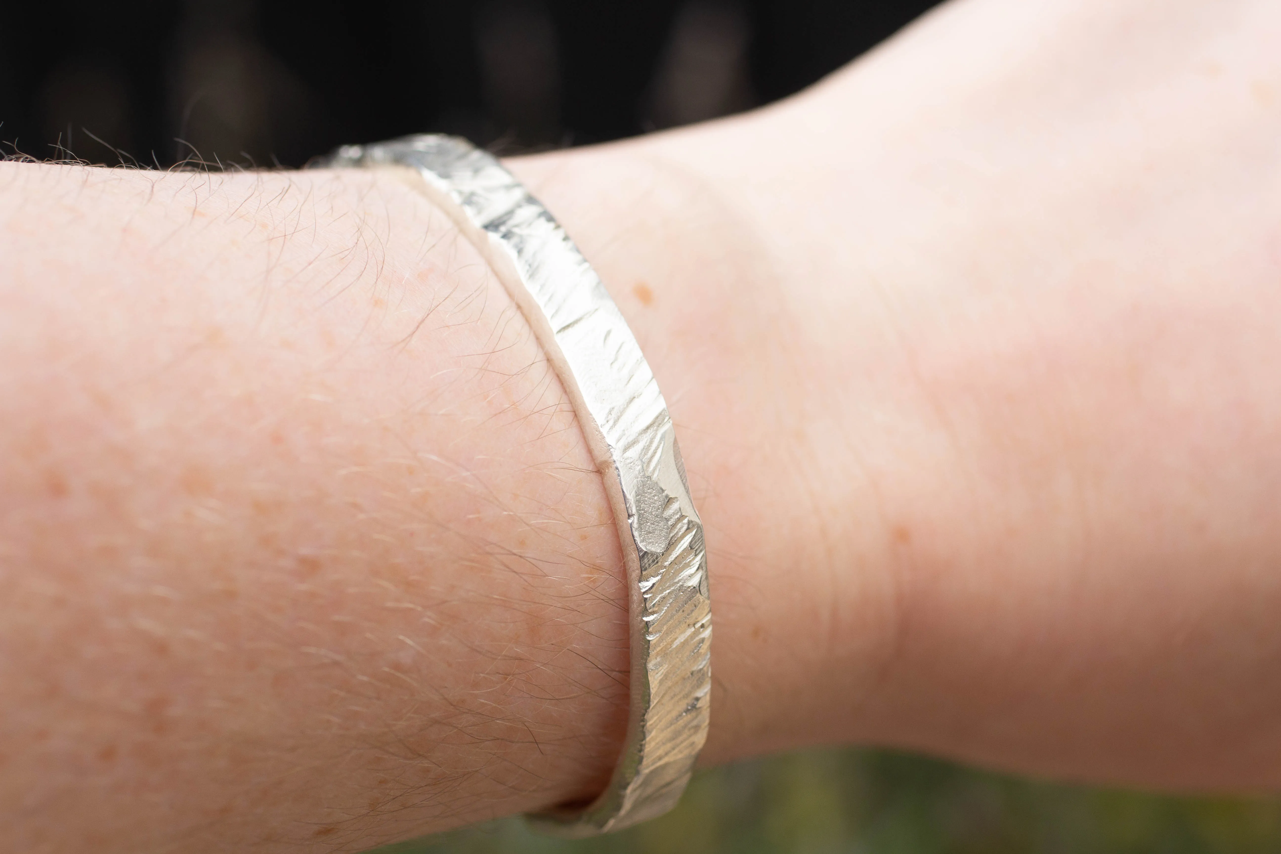 Bark Cuff - Sterling Silver sold by Sophie Divett Jewelry product image thumbnail 3
