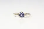 Vesta Ring - 14ct White Gold with Ceylon Sapphire sold by Sophie Divett Jewelry