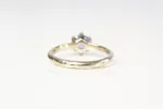 Vesta Ring - 14ct White Gold with Ceylon Sapphire sold by Sophie Divett Jewelry