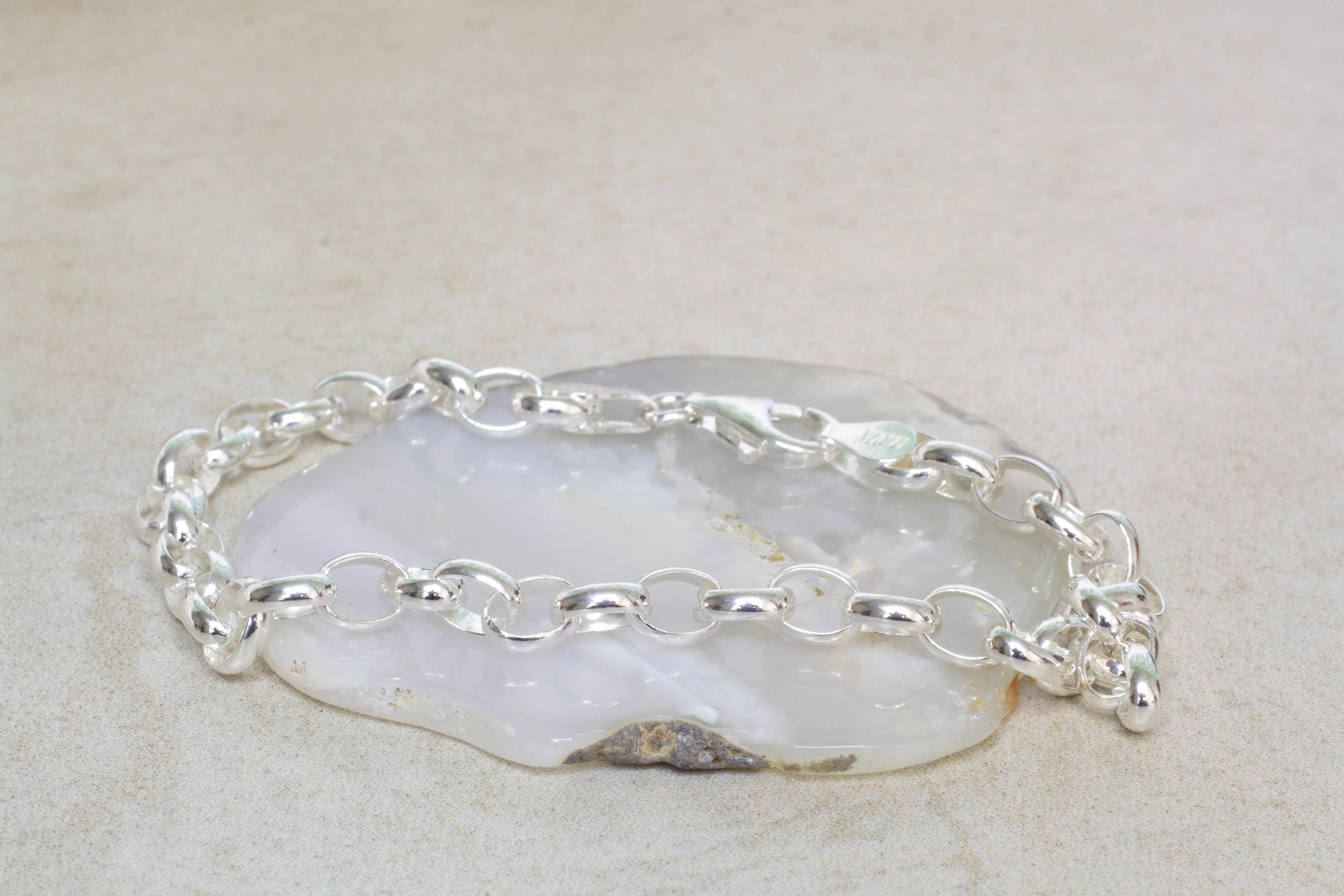 Charm Bracelet Chain – Plain - Sterling Silver sold by Sophie Divett Jewelry product image thumbnail 4