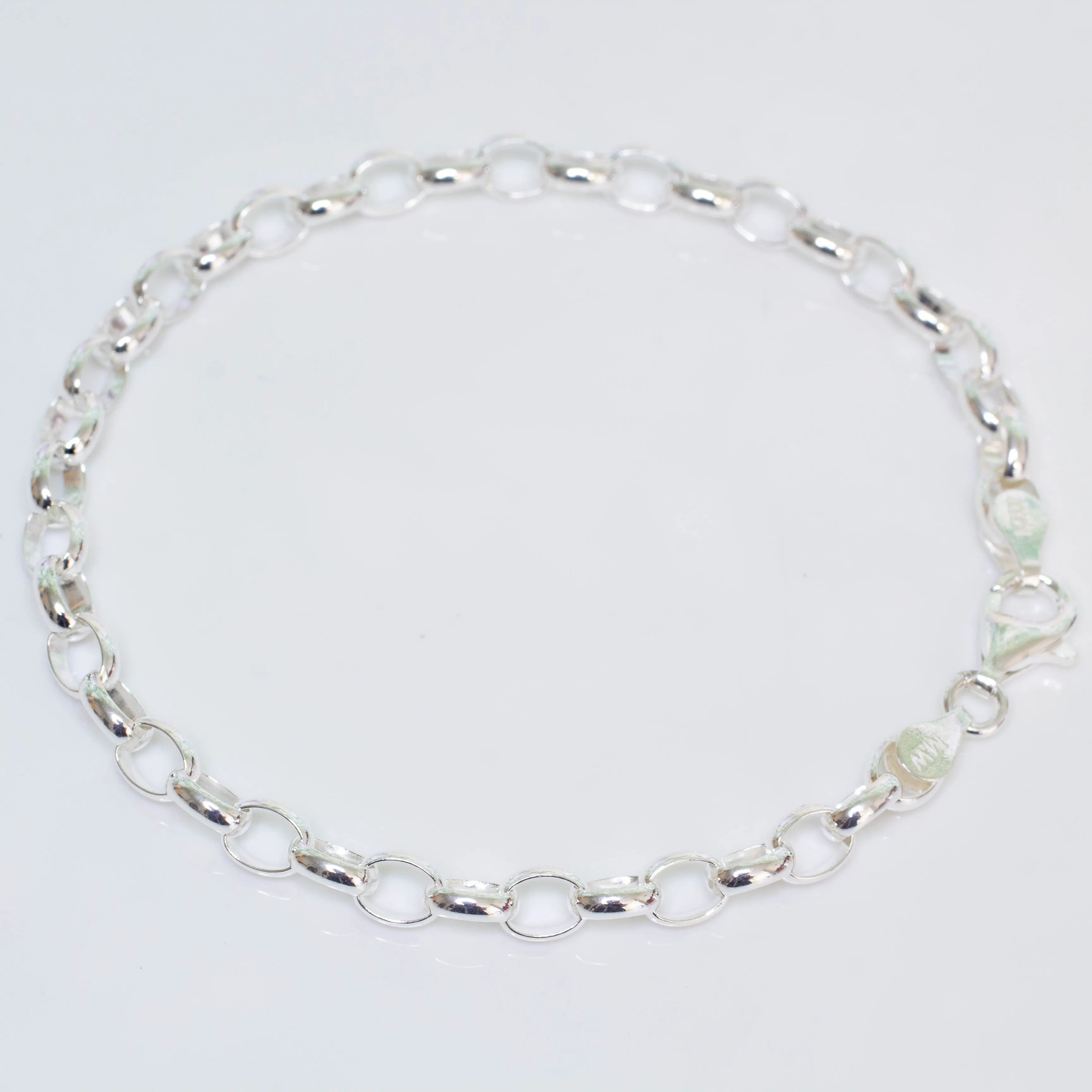 Charm Bracelet Chain – Plain - Sterling Silver sold by Sophie Divett Jewelry