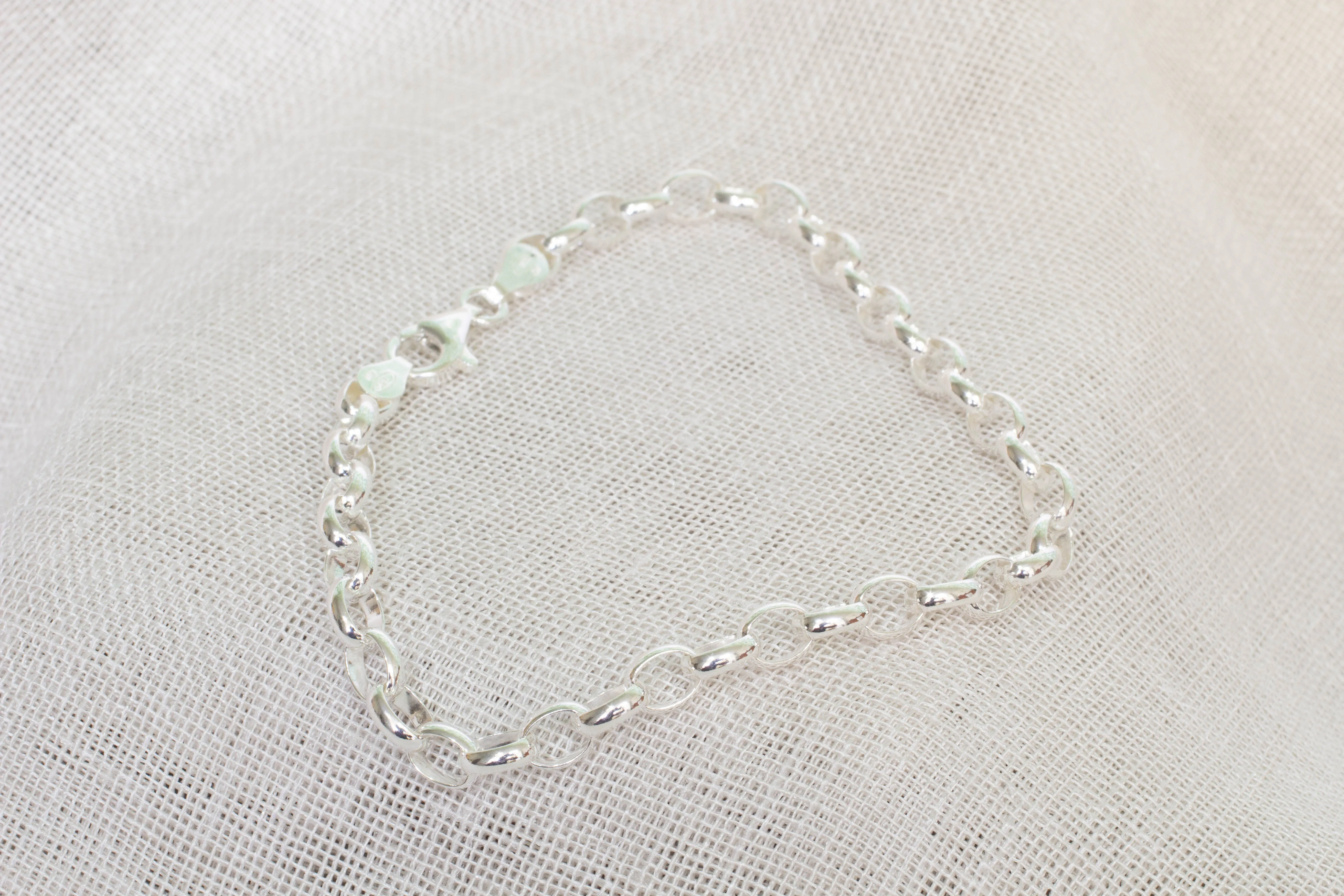 Charm Bracelet Chain – Plain - Sterling Silver sold by Sophie Divett Jewelry product image thumbnail 5