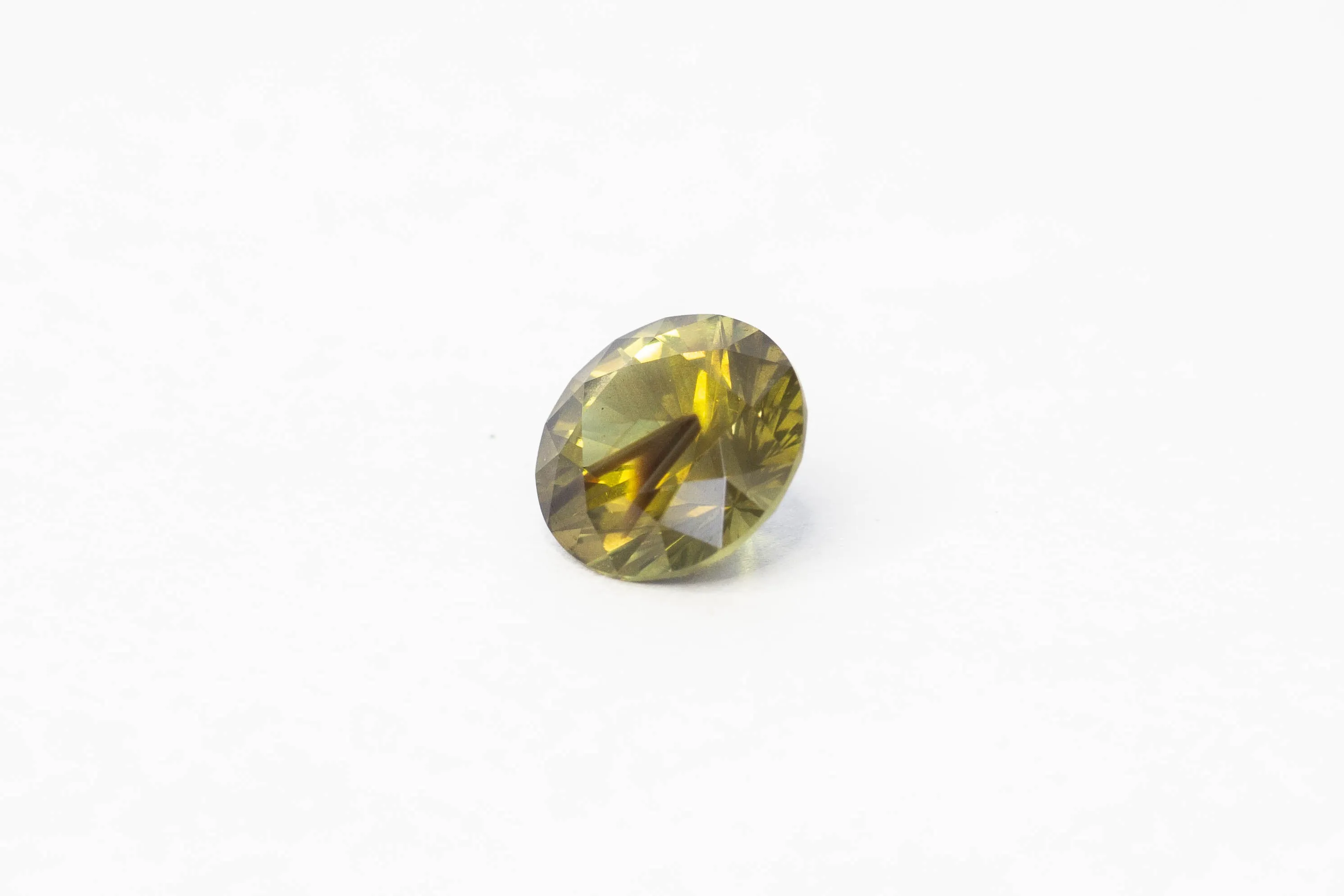 7mm Sapphire: 1.56ct Round - Green sold by Sophie Divett Jewelry product image thumbnail 3
