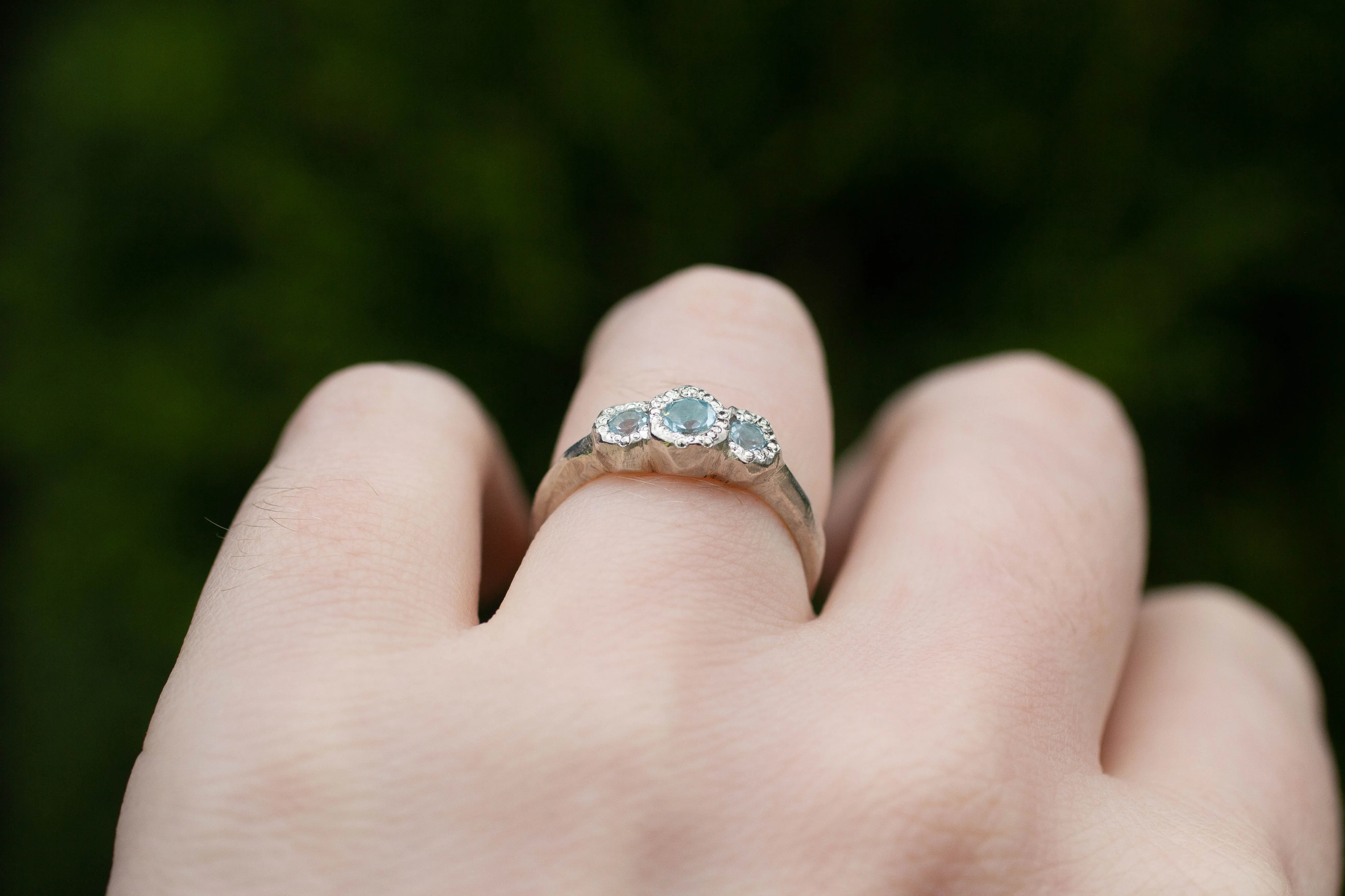 Torci Ring - Sterling Silver with Topaz sold by Sophie Divett Jewelry product image thumbnail 4