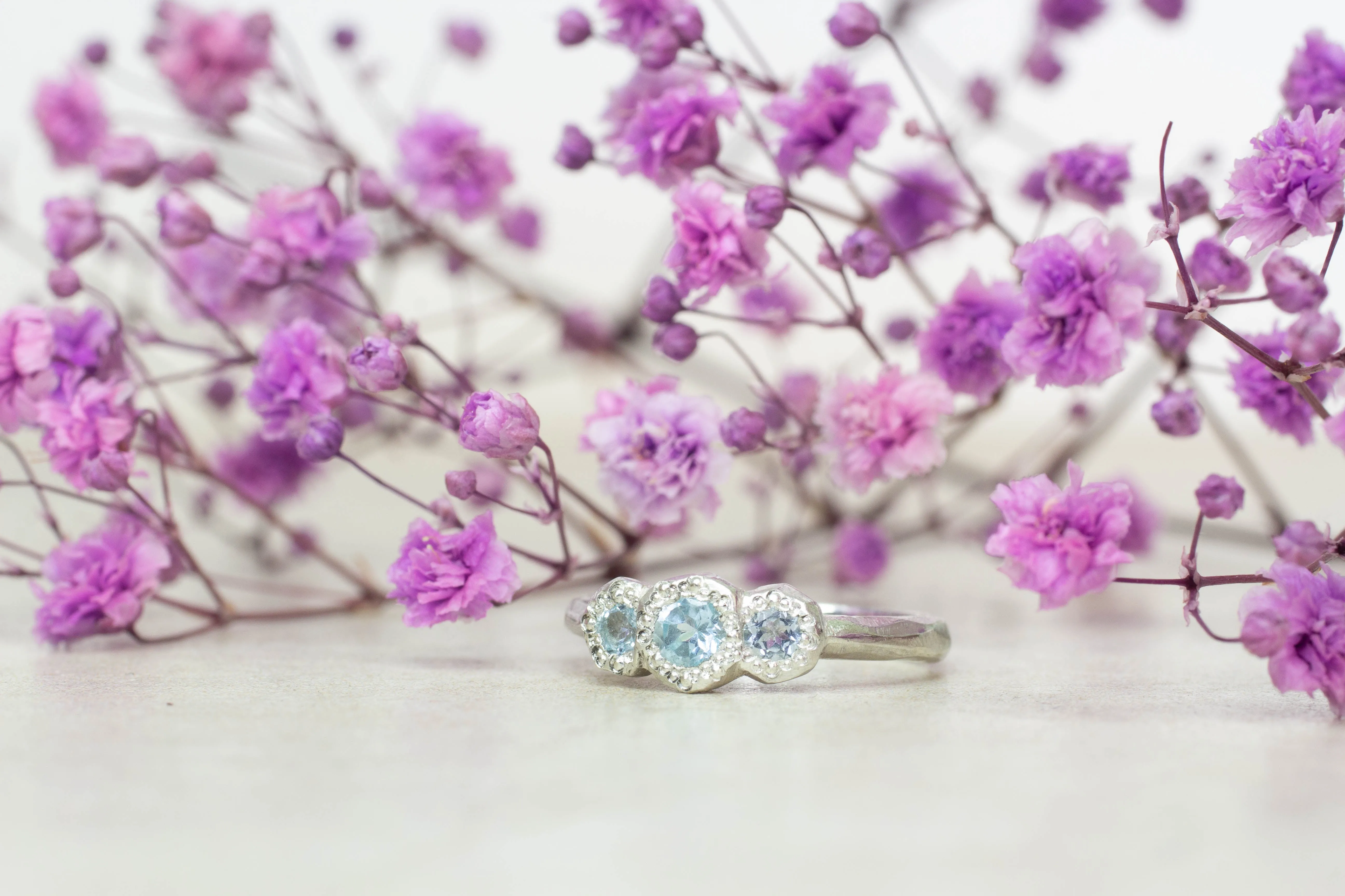 Torci Ring - Sterling Silver with Topaz sold by Sophie Divett Jewelry product image thumbnail 2