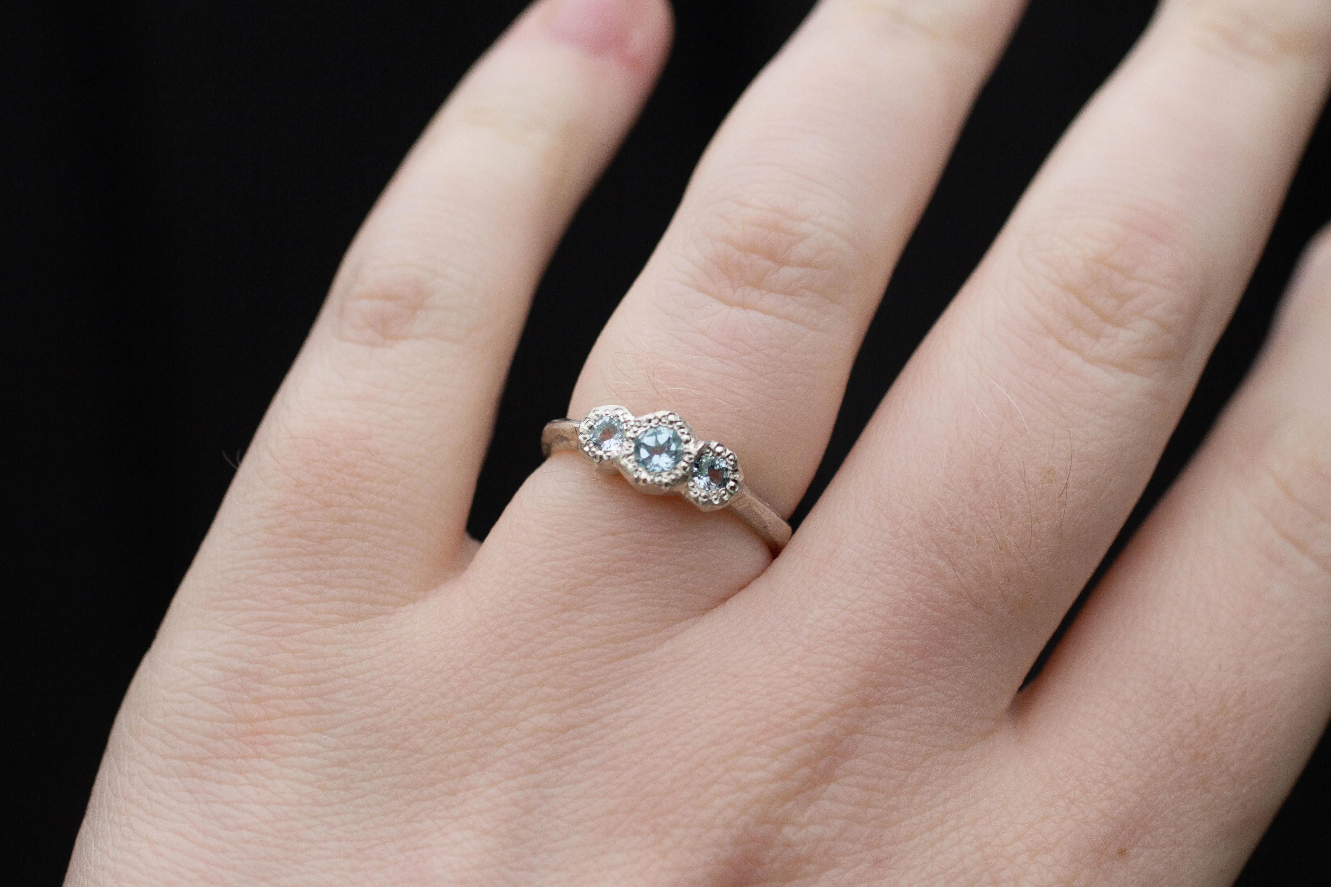 Torci Ring - Sterling Silver with Topaz sold by Sophie Divett Jewelry product image thumbnail 3