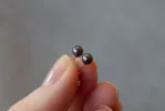 Pearl Studs - Black - 4-4.5mm sold by Sophie Divett Jewelry