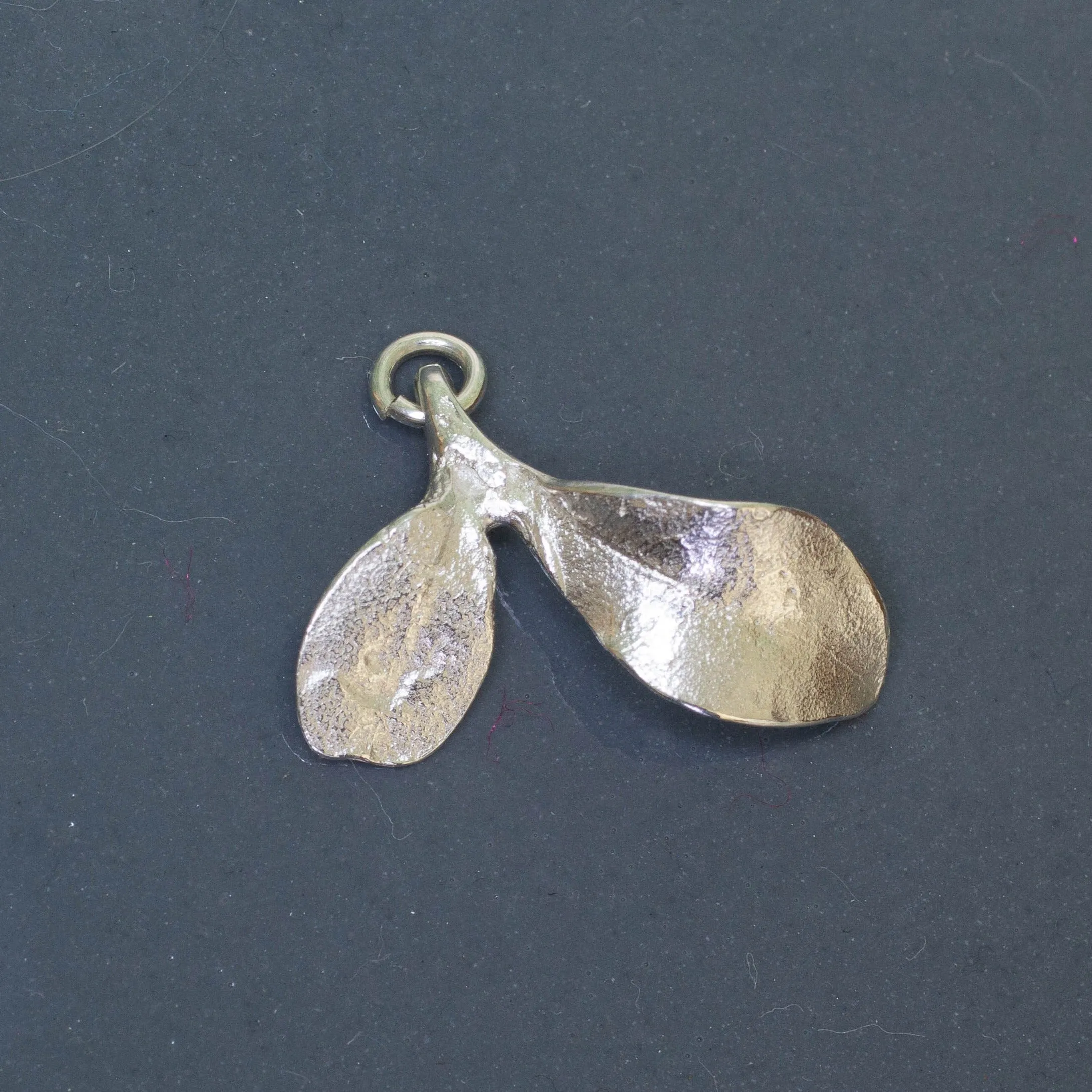 Seedling Leaf Charm - Sterling Silver sold by Sophie Divett Jewelry product image thumbnail 3