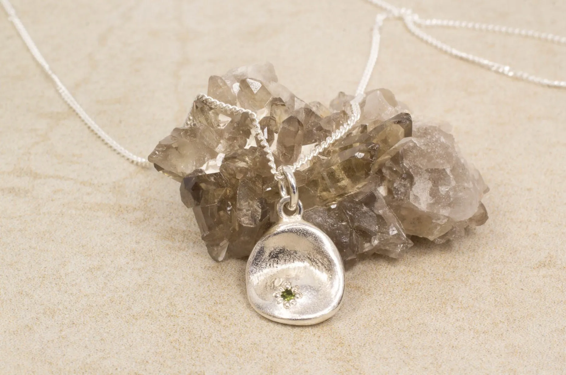 Water Drop Pendant - Sterling Silver sold by Sophie Divett Jewelry product image thumbnail 4