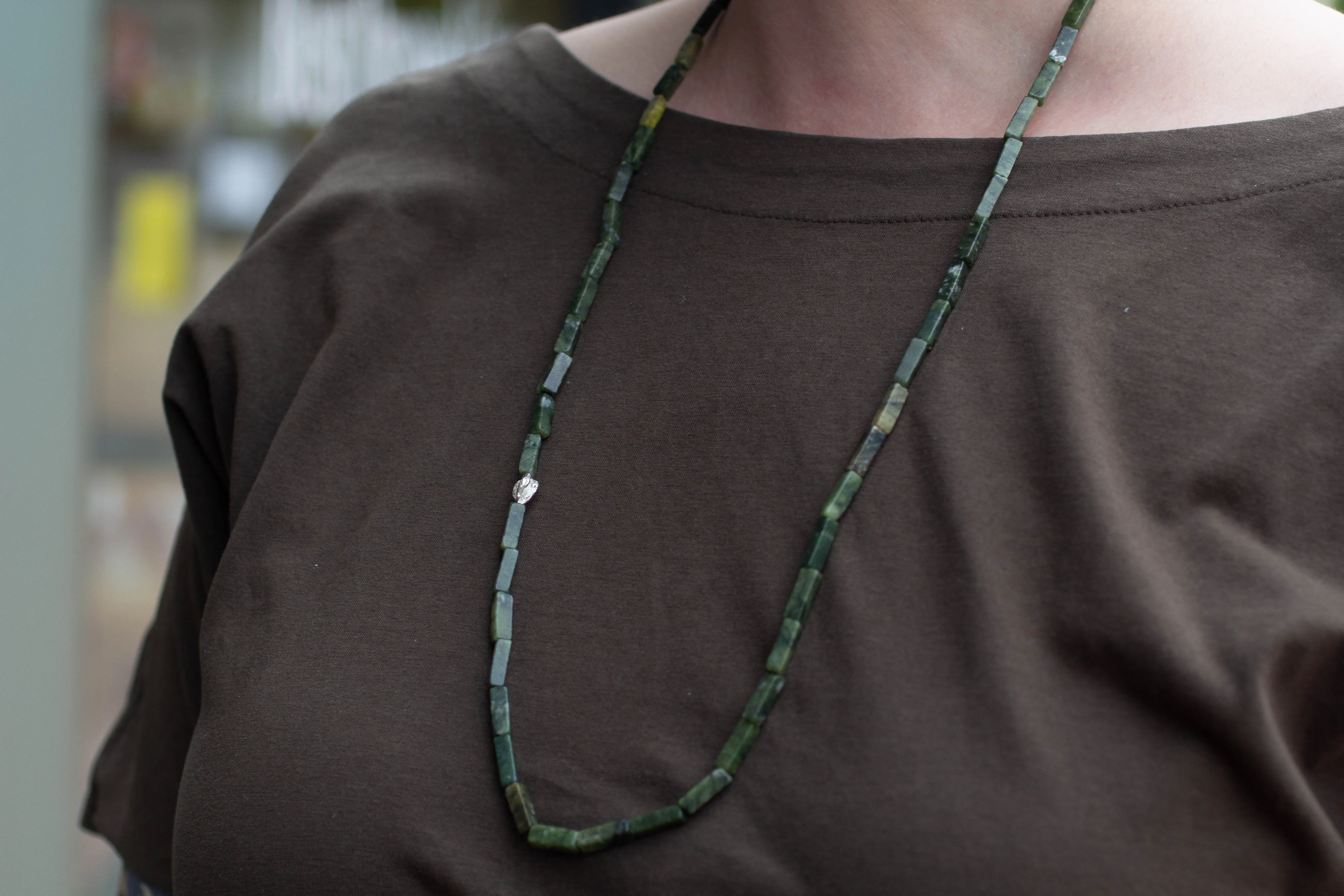 Neptune Necklace - Mid-Green Serpentine sold by Sophie Divett Jewelry product image thumbnail 2