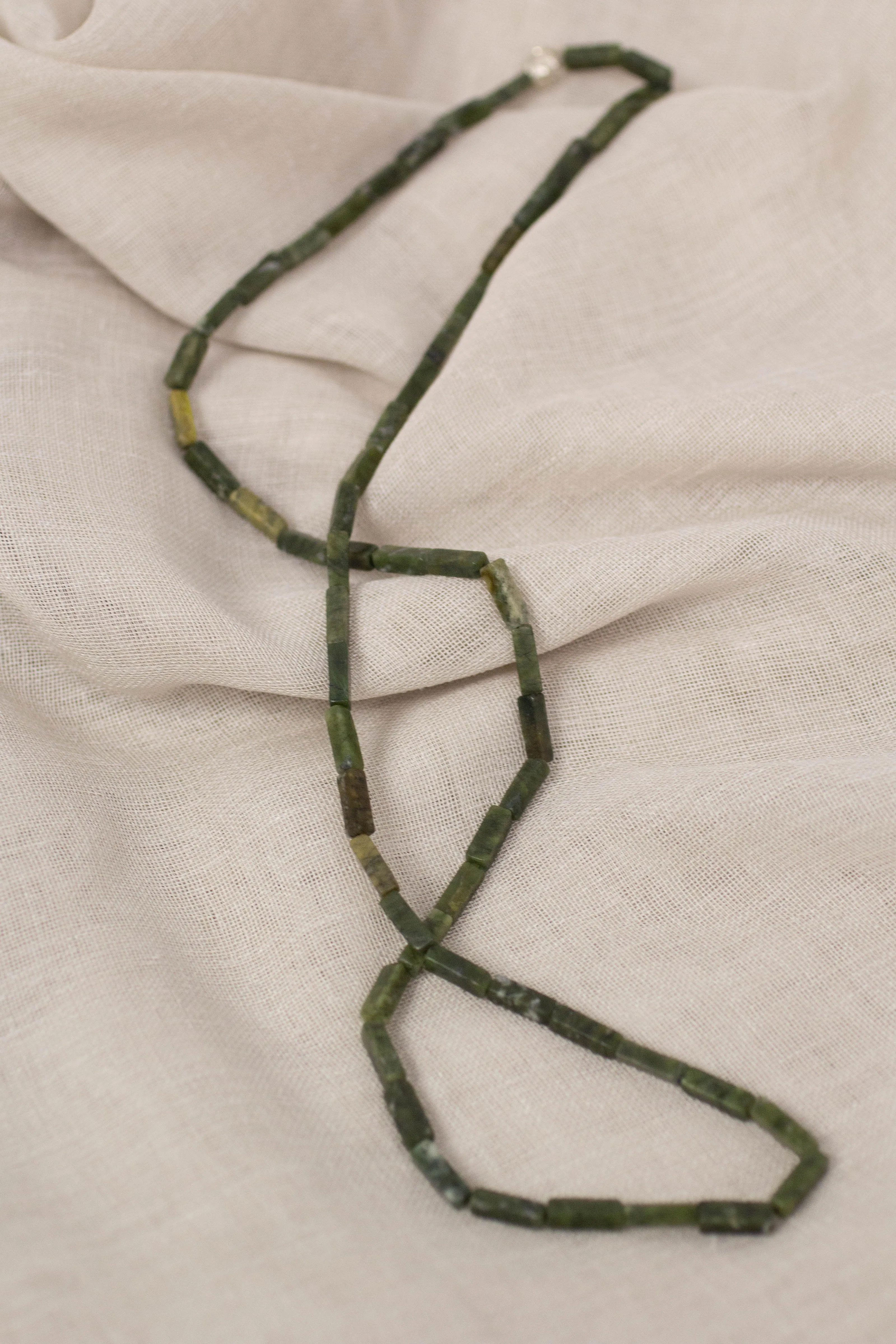 Neptune Necklace - Mid-Green Serpentine sold by Sophie Divett Jewelry product image thumbnail 4