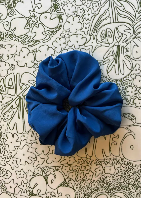 Silk Scrunchie (Sapphire) sold by Penny Sage