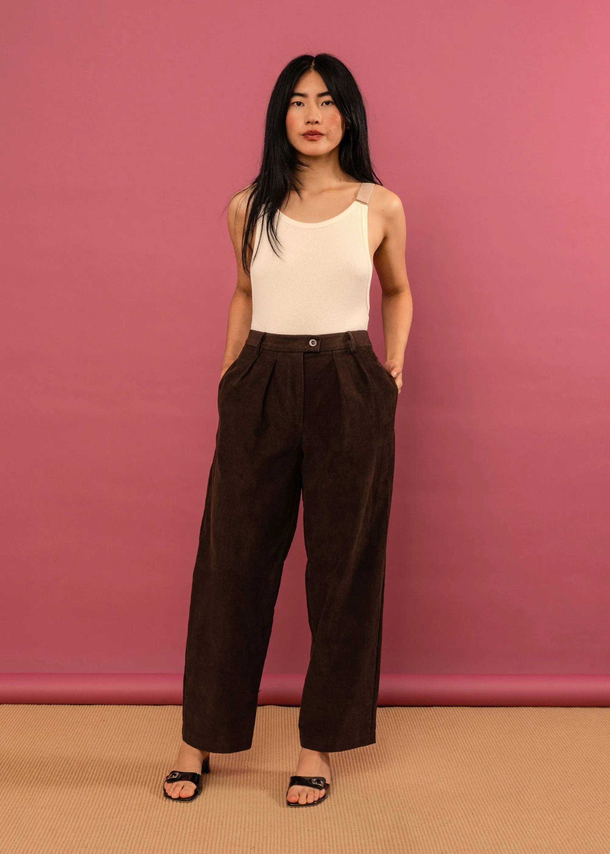 Henri Trouser (Chocolate) sold by Penny Sage