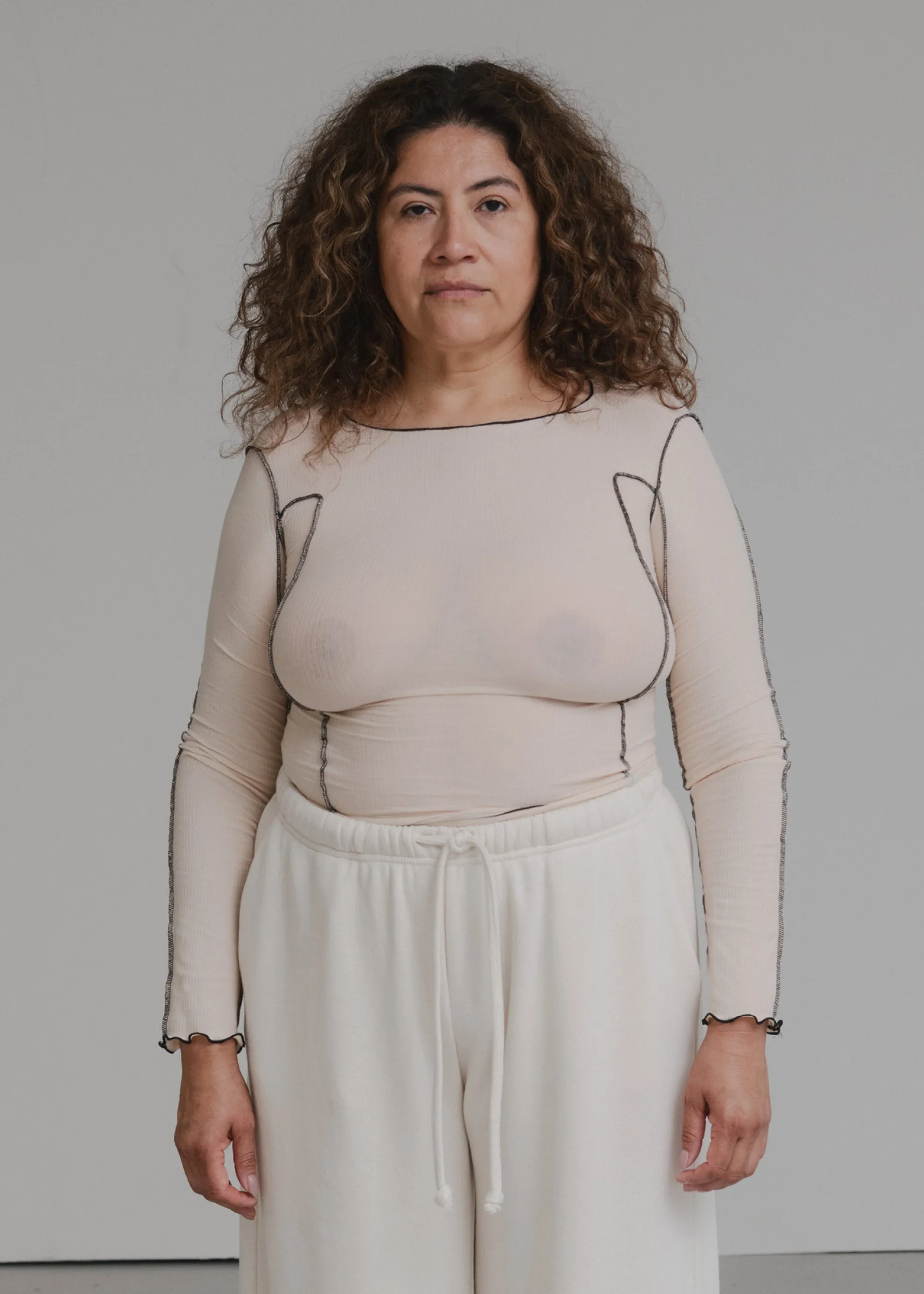 Baserange Omato Long Sleeve (Kano Pink) sold by Penny Sage