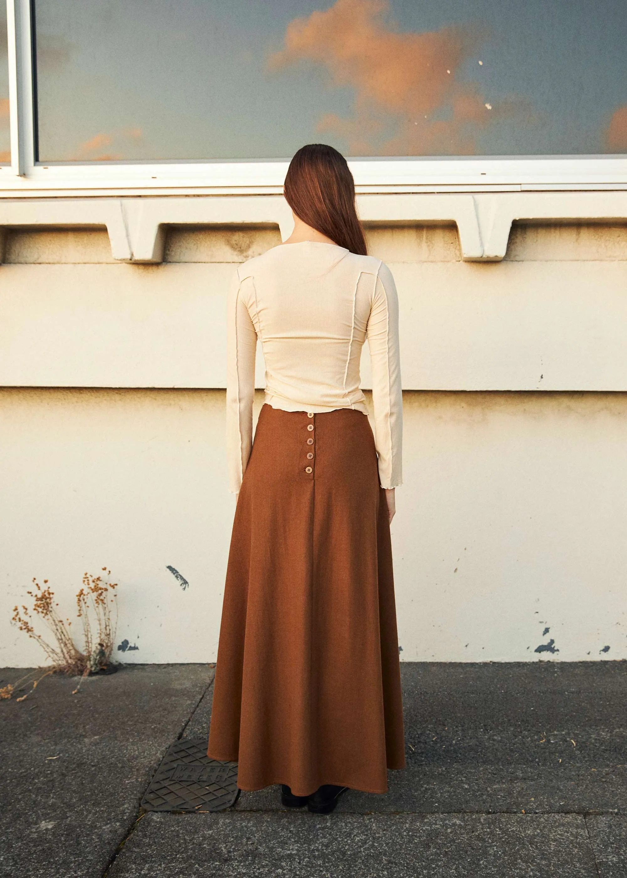Frances Skirt (Tobacco) sold by Penny Sage product image thumbnail 4
