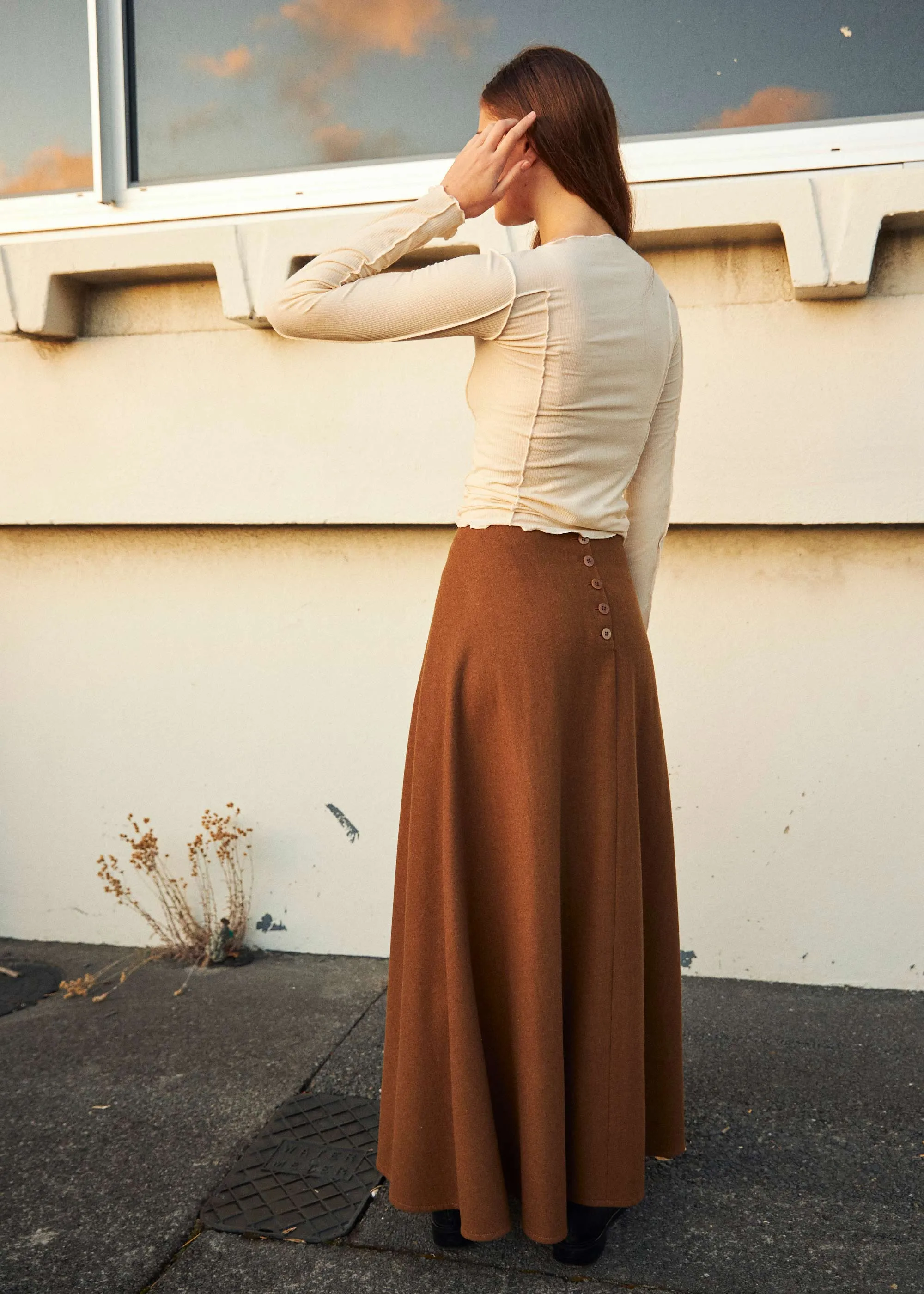 Frances Skirt (Tobacco) sold by Penny Sage product image thumbnail 3