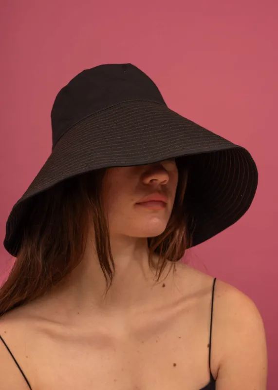 Tom Hat (Black with Brown) sold by Penny Sage