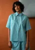 Coastal Shirt (Lagoon Flower) sold by Penny Sage