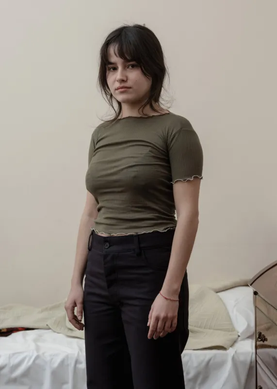 Baserange Vein Tee (Conto Green) sold by Penny Sage