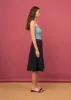 Selvedge Denim Skirt (Indigo Flower) sold by Penny Sage
