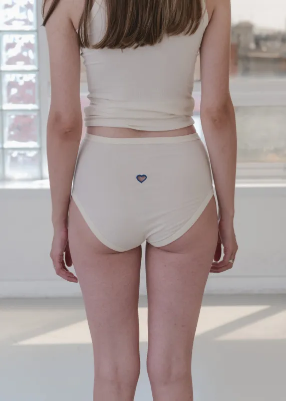 Baserange Heart Highwaist Bell Pants (Undyed) sold by Penny Sage