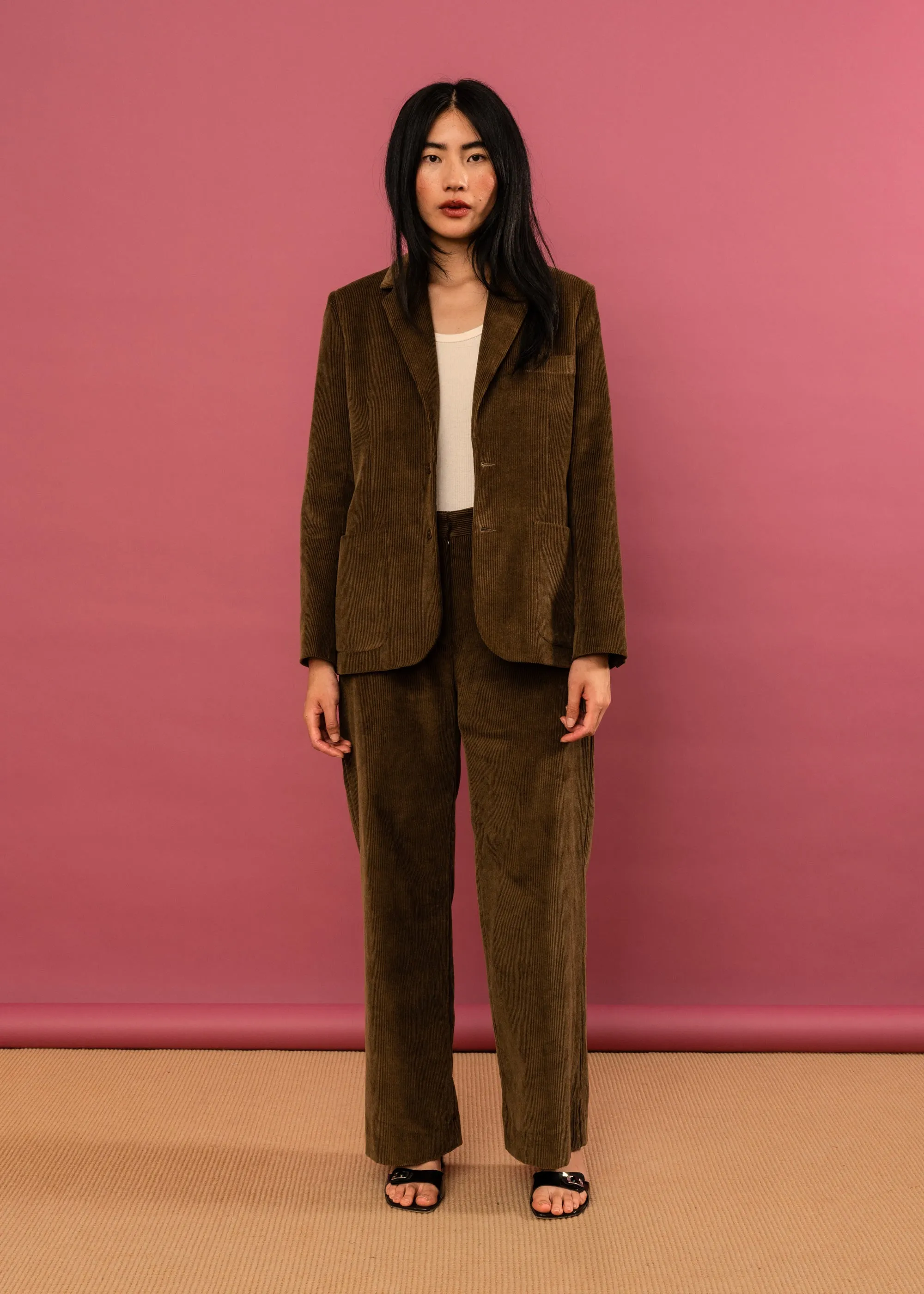 Meg Blazer (Olive) sold by Penny Sage product image thumbnail 3